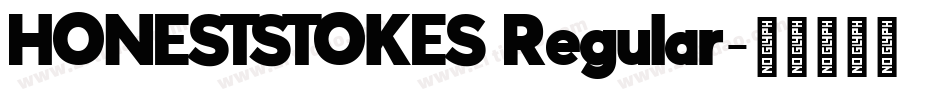 HONESTSTOKES Regular字体转换